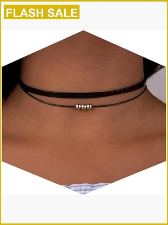 Jewelry - Adjustable Layered Velvet Lace Collar Necklace, Goth Jewelry